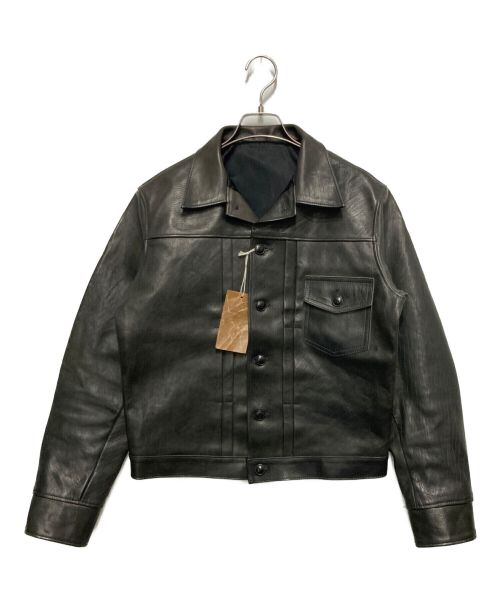 WAREHOUSE（ウエアハウス）WAREHOUSE (ウエアハウス) 1st TYPE BLACK HORSE LEATHER JACKET WH2147BLACK ブラック サイズ:SIZE 38の古着・服飾アイテム