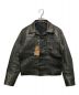 WAREHOUSE（ウエアハウス）の古着「1st TYPE BLACK HORSE LEATHER JACKET WH2147BLACK」｜ブラック