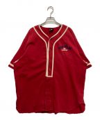 POLO JEANS CO.ポロジーンズカンパニー）の古着「ベースボールシャツ　RN67437」｜レッド