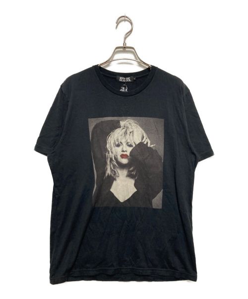 Hysteric Glamour（ヒステリックグラマー）Hysteric Glamour (ヒステリックグラマー) コートニーラヴフォトプリントtシャツ　0241CT24 ブラック サイズ:Lの古着・服飾アイテム