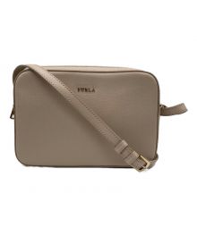 FURLA（フルラ）の古着「LILLI クロスボディ ダブルジッパー　8050560 539924」｜ベージュ