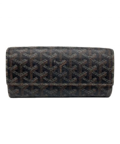 【中古・古着通販】GOYARD (ゴヤール) VARENNE 長財布 ブラック ...