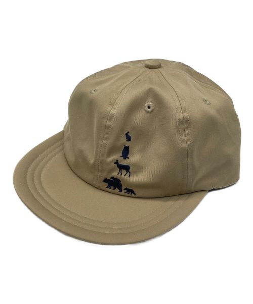 MOUNTAIN RESEARCH（マウンテンリサーチ）MOUNTAIN RESEARCH (マウンテンリサーチ) Animal Cap MTR-3346 ベージュ サイズ:Ⅿの古着・服飾アイテム