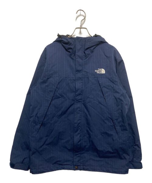 THE NORTH FACE（ザ ノース フェイス）THE NORTH FACE (ザ ノース フェイス) ストライプ ノベルティスクープ ジャケット　NP61525 ネイビー サイズ:Ⅿの古着・服飾アイテム