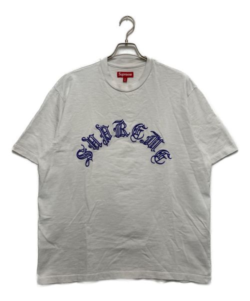 SUPREME（シュプリーム）Supreme (シュプリーム) Old English S/S Top ホワイト サイズ:XLの古着・服飾アイテム