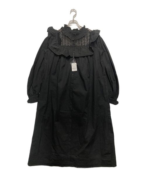 freada（フリーダ）freada (フリーダ) レースフリルドレス 1814252400026 ブラック サイズ:SIZE Freeの古着・服飾アイテム