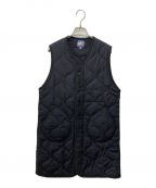 HOUSTONヒューストン）の古着「CUSTOM LINER LONG VEST」｜ブラック