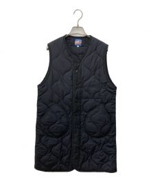 HOUSTON（ヒューストン）の古着「CUSTOM LINER LONG VEST」｜ブラック