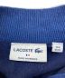 中古・古着 LACOSTE (ラコステ) メリノウールハーフジップニット ネイビー サイズ:XL：3980円