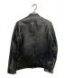 LIDnM (リドム) レザージャケット L17SS-17 ブラック サイズ:S：5000円