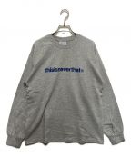 thisisneverthatディスイズネバーザット）の古着「T-Logo L/S Tee」｜グレー