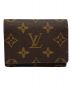 LOUIS VUITTON（ルイ ヴィトン）の古着「カードケース M62920」｜ブラウン