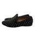 Christian Louboutin (クリスチャン・ルブタン) ROLLERBOY SPIKES RINGSTRASS FLAT VEAU ブラック サイズ:43　1/2：13000円