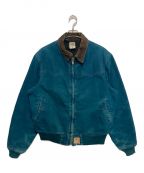 CarHarttカーハート）の古着「TEAL SANTA FE CANVAS JACKET J14DTL」｜ブルー