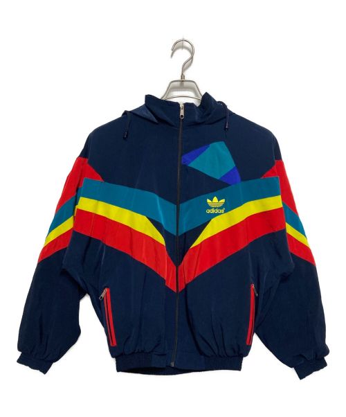 adidas（アディダス）adidas (アディダス) 90Sナイロンジャケット D8 F192 ネイビー サイズ:Lの古着・服飾アイテム