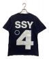 stussy (ステューシー) ビッグロゴプリントTシャツ ネイビー サイズ:L：5000円