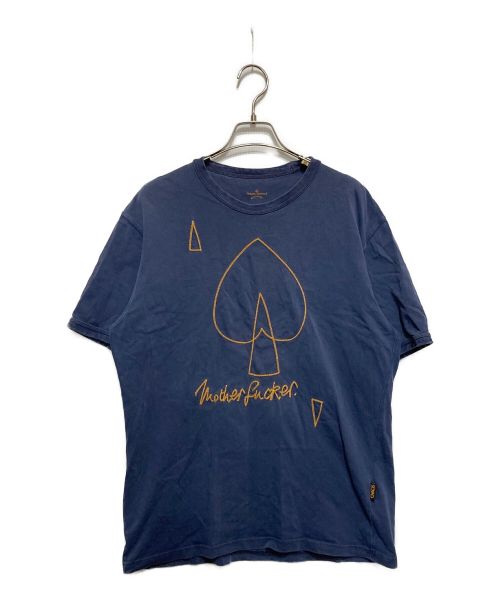 Vivienne Westwood ANGLOMANIA（ヴィヴィアンウエストウッドアングロマニア）Vivienne Westwood ANGLOMANIA (ヴィヴィアンウエストウッド アングロマニア) プリントTシャツ ネイビー サイズ:Lの古着・服飾アイテム