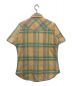 PENDLETON (ペンドルトン) 半袖チェックシャツ グリーン×オレンジ サイズ:M：2980円