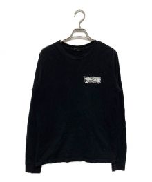 stussy（ステューシー）の古着「ロングスリーブカットソー」｜ブラック