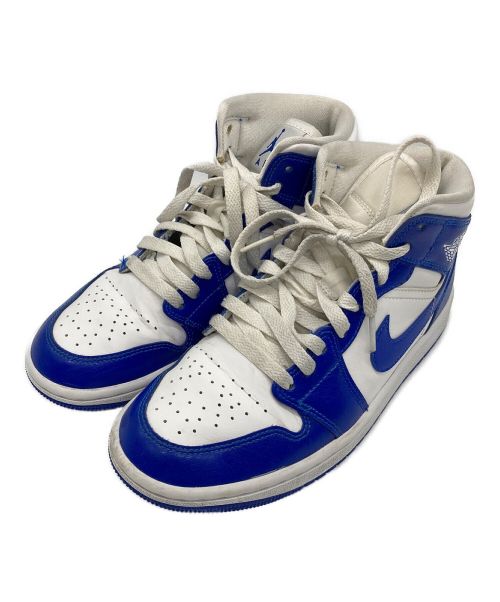 NIKE（ナイキ）NIKE (ナイキ) WMNS AIR JORDAN 1 MID BQ6472-104 ブルー サイズ:23.5㎝の古着・服飾アイテム