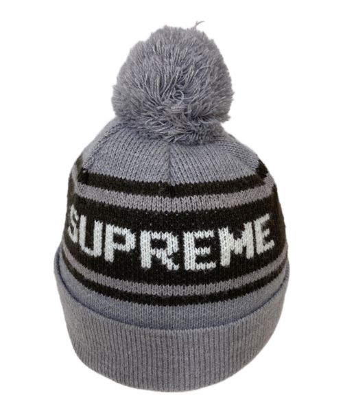 SUPREME（シュプリーム）SUPREME (シュプリーム) ボンボンニット帽 グレーの古着・服飾アイテム