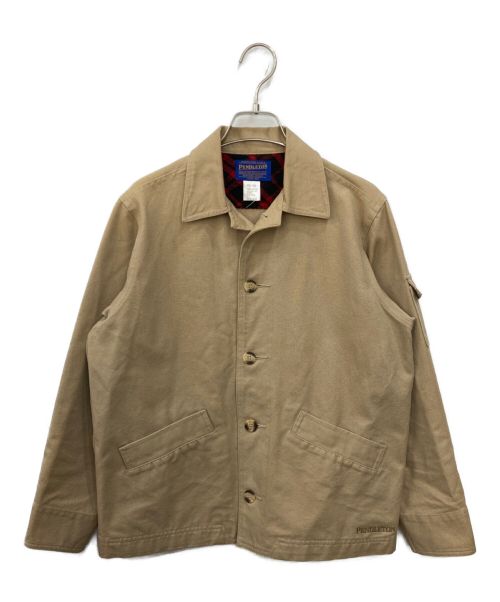 PENDLETON（ペンドルトン）PENDLETON (ペンドルトン) コットンジャケット　PMJ-506 ベージュ サイズ:記載無しの古着・服飾アイテム