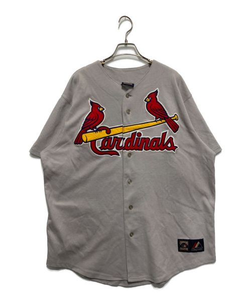 Cooperstown（クーパーズタウン）COOPERSTOWN (クーパーズタウン) ベースボールシャツ グレー サイズ:XLの古着・服飾アイテム