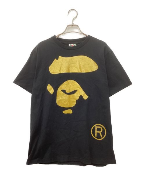 A BATHING APE（アベイシングエイプ）A BATHING APE (アベイシングエイプ) Tシャツ ブラック サイズ:Mの古着・服飾アイテム