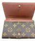 中古・古着 LOUIS VUITTON (ルイ ヴィトン) 2つ折り財布　M61736 ブラウン：30000円