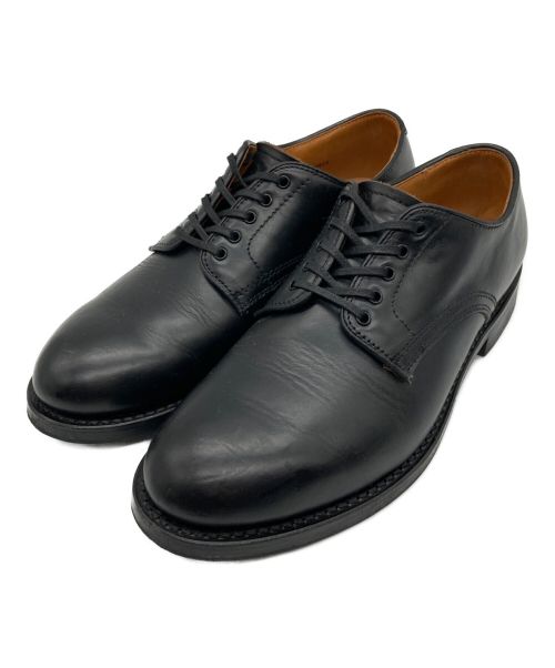 WHEEL ROBE（ウィールローブ）WHEEL ROBE (ウィールローブ) PLAIN TOE DERBY BLACK ブラック サイズ:SIZE 6 1/2の古着・服飾アイテム