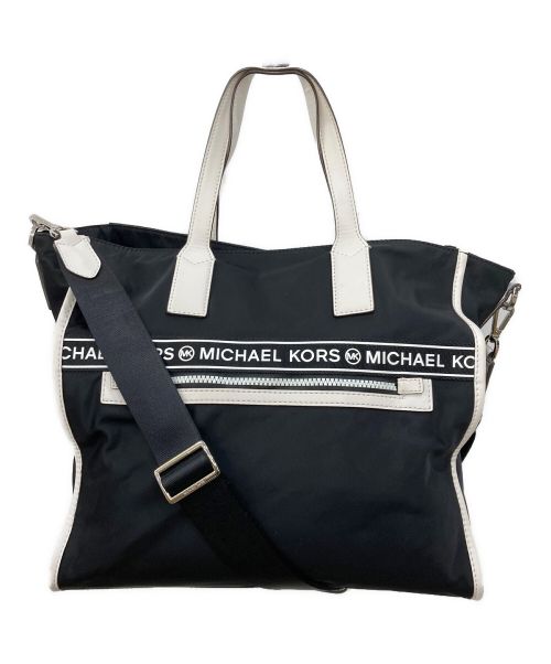 MICHAEL KORS（マイケルコース）MICHAEL KORS (マイケルコース) 2WAYトートバッグ ブラックの古着・服飾アイテム