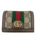 GUCCI（グッチ）の古着「GG カードケース」｜ブラウン