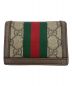 GUCCI (グッチ) GG カードケース ブラウン：19000円