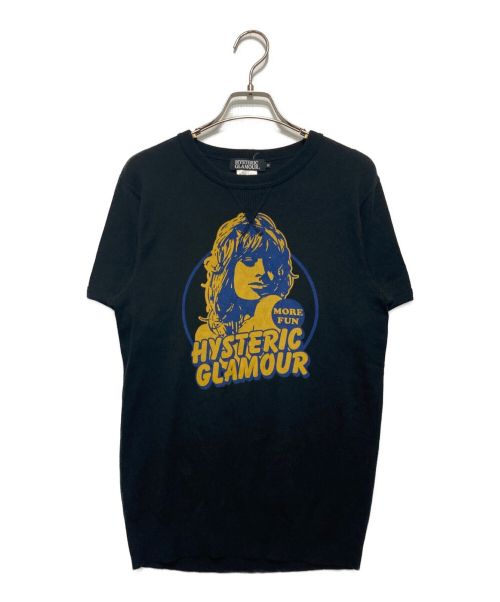 Hysteric Glamour（ヒステリックグラマー）Hysteric Glamour (ヒステリックグラマー) 半袖カットソー　0241CS02 ブラック サイズ:Ⅿの古着・服飾アイテム