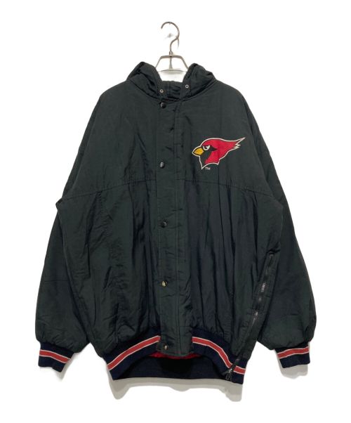 STARTER（スターター）STARTER (スターター) NFL (エヌエフエル) 中綿ジャケット ブラック サイズ:Ｌの古着・服飾アイテム