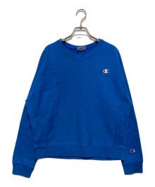 Champion REVERSE WEAVE（チャンピオン リバース ウィーブ）の古着「クルーネックスウェット」｜ブルー