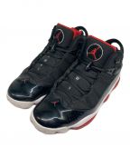 NIKEナイキ）の古着「JORDAN 6 RINGS black/varsity red-white」｜ブラック