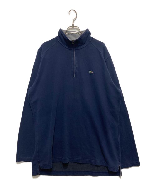 LACOSTE（ラコステ）LACOSTE (ラコステ) ハーフジップスウェット ネイビー サイズ:SIZE6の古着・服飾アイテム