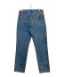 CarHartt (カーハート) STRAIGHT/TRADITIONAL-FIT TAPERED-LEG インディゴ サイズ:SIZE 91cm (W36)：5000円