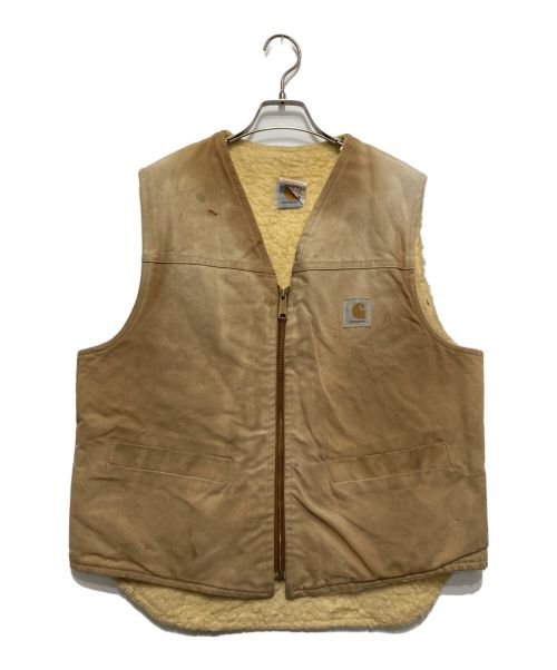 CarHartt（カーハート）CarHartt (カーハート) ダックベスト ベージュ サイズ:Lの古着・服飾アイテム