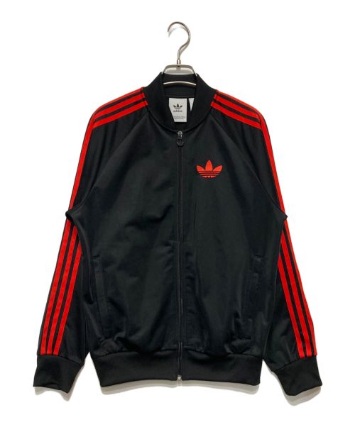 adidas（アディダス）adidas (アディダス) トラックジャケット　GK0657 ブラック サイズ:Ⅿの古着・服飾アイテム