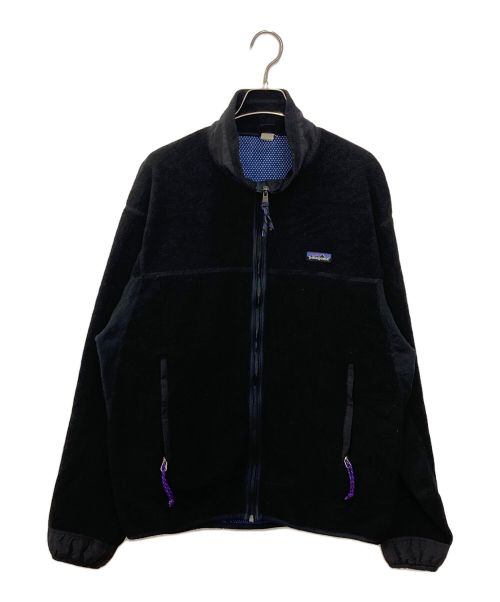 Patagonia（パタゴニア）Patagonia (パタゴニア) 90’s 初期型 後期レトロXフリースジャケット ブラック サイズ:XLの古着・服飾アイテム