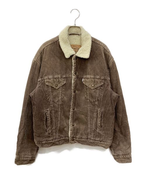 LEVI'S（リーバイス）LEVI'S (リーバイス) コーデュロイボアジャケット ブラウン サイズ:XLの古着・服飾アイテム