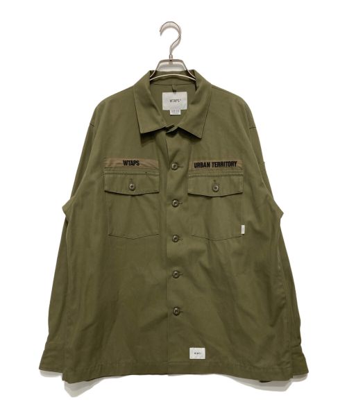 WTAPS（ダブルタップス）WTAPS (ダブルタップス) BUDS/LS COTTON.TWILL オリーブ サイズ:SIZE3の古着・服飾アイテム