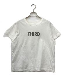 THIRD MAGAZINE（サードマガジン）の古着「ロゴTシャツ」｜ホワイト