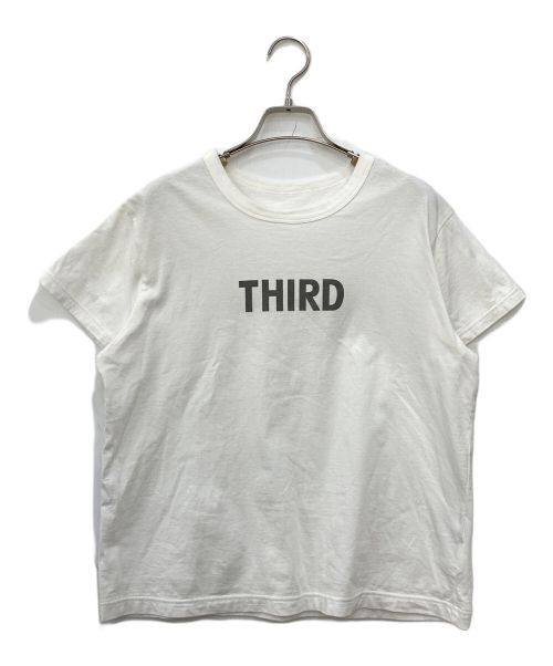 THIRD MAGAZINE（サードマガジン）THIRD MAGAZINE (サードマガジン) ロゴTシャツ ホワイト サイズ:9号の古着・服飾アイテム