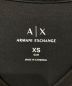 中古・古着 ARMANI EXCHANGE (アルマーニ エクスチェンジ) ロゴＴシャツ ブラック サイズ:XS：3980円