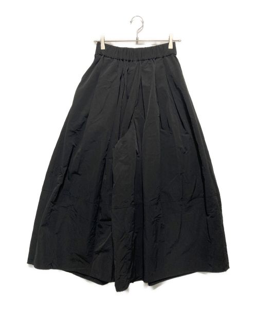 LOHEN（ローヘン）lohen (ローヘン) ハイカウントグログランスカートパンツ ブラック サイズ:Freeの古着・服飾アイテム
