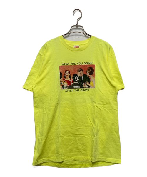 SUPREME（シュプリーム）Supreme (シュプリーム) orgy tee イエロー サイズ:Lの古着・服飾アイテム