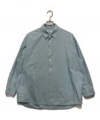 AUBETTオーベット）の古着「CLEAR BROAD OVER SHIRTS 22-01-006」｜スカイブルー